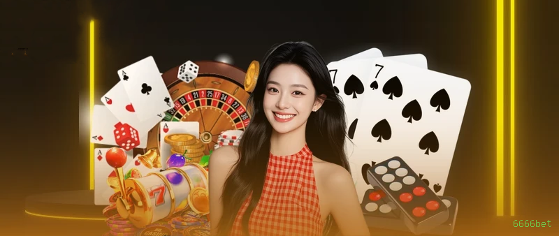 Imagem promocional da experiência de game da 6666bet